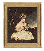 (image for) Gold Gilded Frame Victorian Girl Sitting