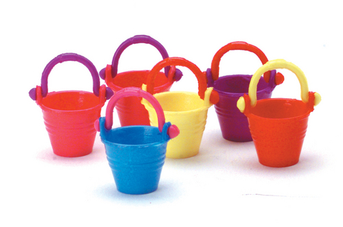 (image for) Plastic Pail Assorted 6pc