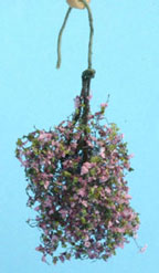 (image for) Hanging Plant:Burgundy & Mauve Small