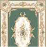 (image for) 1/2in Scale Rug Aubusson Green