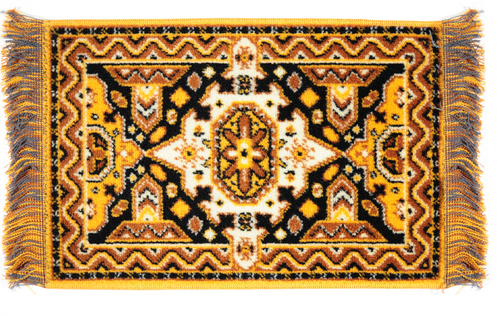 (image for) Woven Sumak Rug Yellow Large