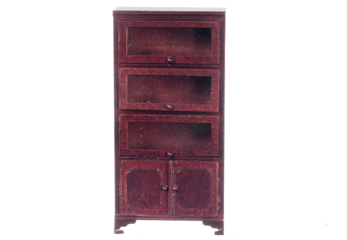 (image for) Dustproof Bookcase - Mahogany