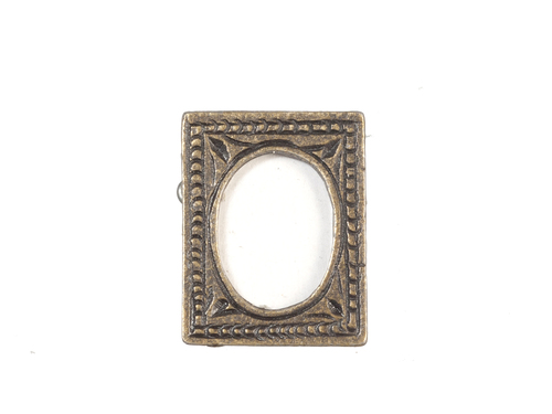 (image for) Antique Brass Oval Frame