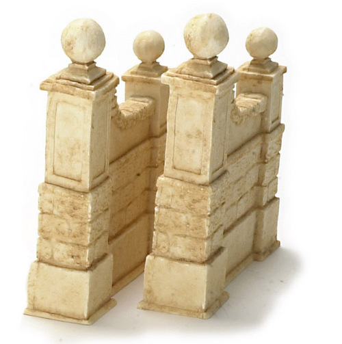 (image for) Tan Stone Wall One Pair