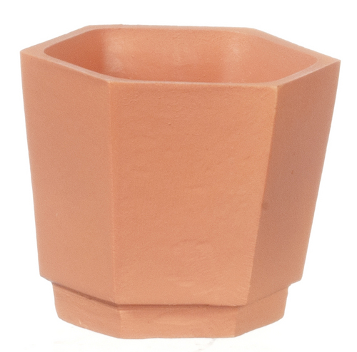 (image for) Hexagon Planter Terra Cotta 6pc