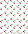 (image for) 1/4 Scale Wallpaper Cherries 6pc