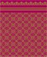 (image for) 1/4 Scale Wallpaper Victorian Lace Garnet 6pc