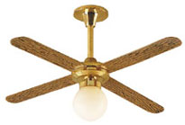 (image for) Ceiling Fan w/ Globe 12v