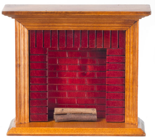 (image for) Fireplace - Red Brick & Walnut