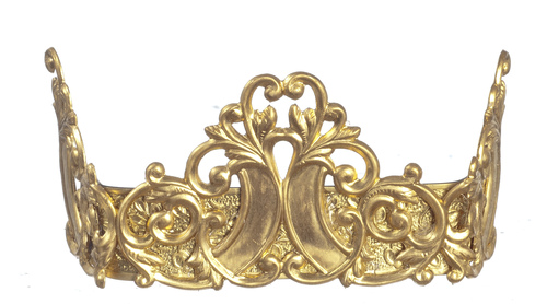 (image for) Fireplace Screen Scroll - Brass