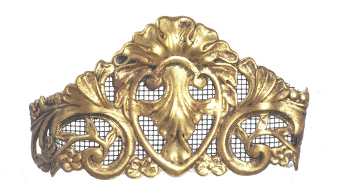 (image for) Fireplace Screen Acanthus Foliage - Brass