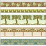 (image for) 1/2in Scale Wallpaper Border Arts & Crafts 6pc