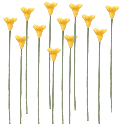 (image for) Yellow Wildflower Stems 12pc